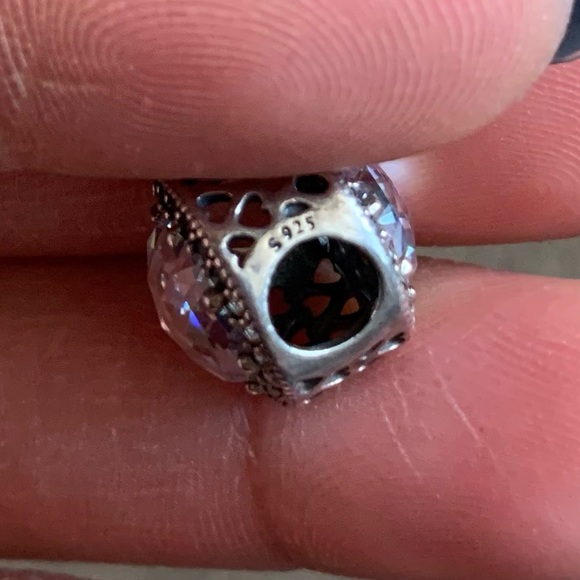 Retired Pandora Multi-Color Radiant Hearts Charm, Multi-Colored Cubic Zirconia - Picture 9 of 10